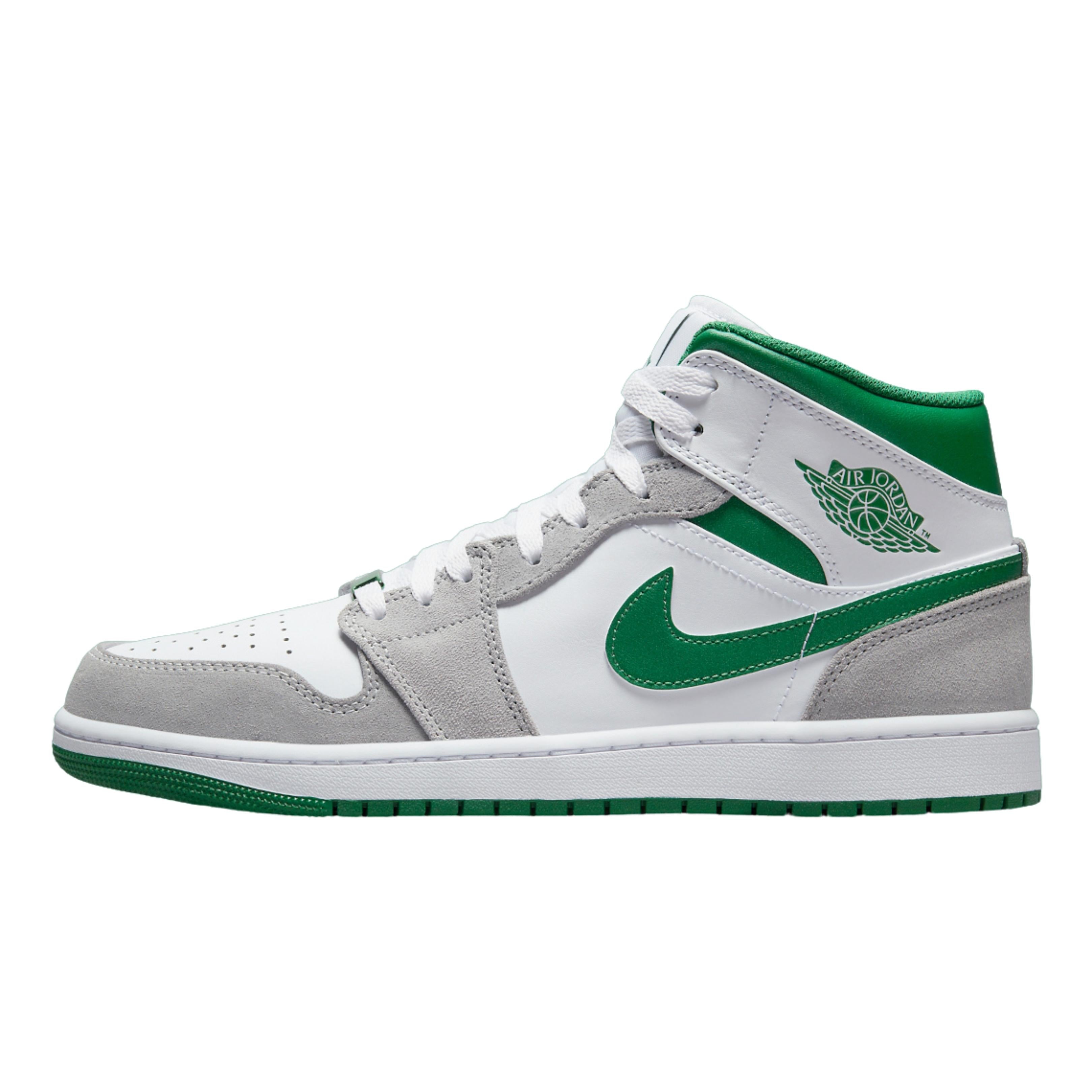 Air Jordan 1 Mid ''White Green''