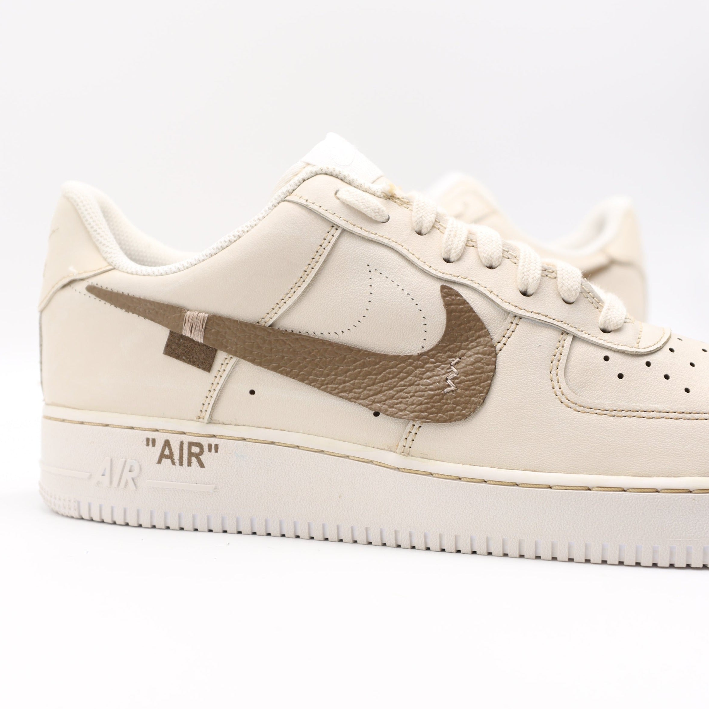 Nike Air Force 1 - Coffee Swoosh